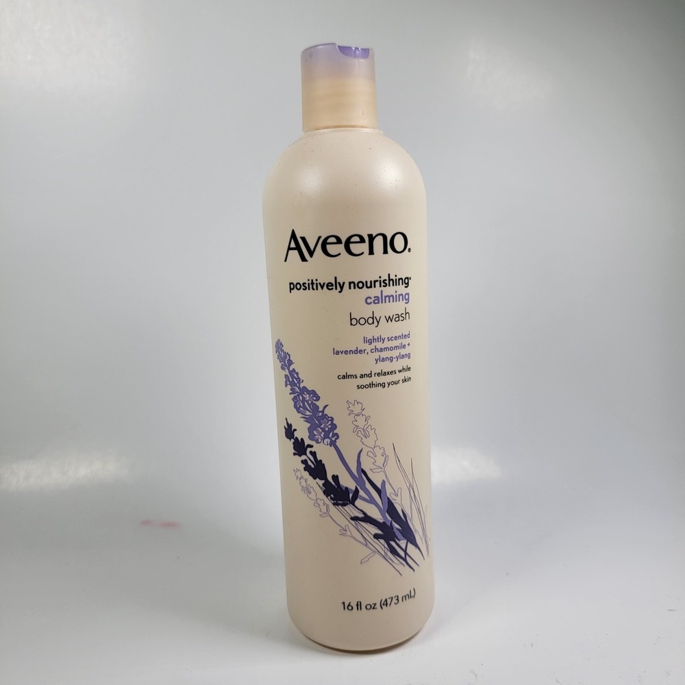 Aveeno‎ Positively Nourishing Calming Body Wash Lavender Chamomile 16 Fl Oz